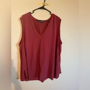 Adriana Papell mauve tunic top